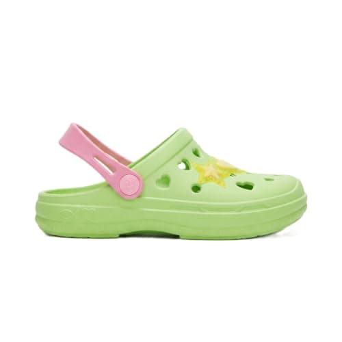 Project Z Kids Slide Slippers for Kids - Breathable and Comfortable Slide Back Slingback Slippers for Boys Girls Home Outdoor Multi Color 27-38