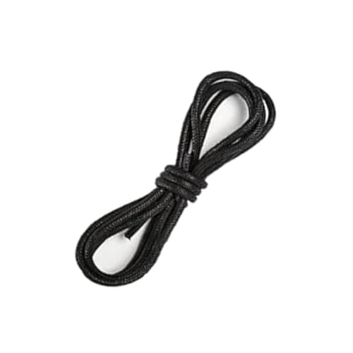 1 Pair Formal Cotton Shoelaces, Waxed Round Shoelaces for Formal Shoes and Leather Shoes (65cm) Regular