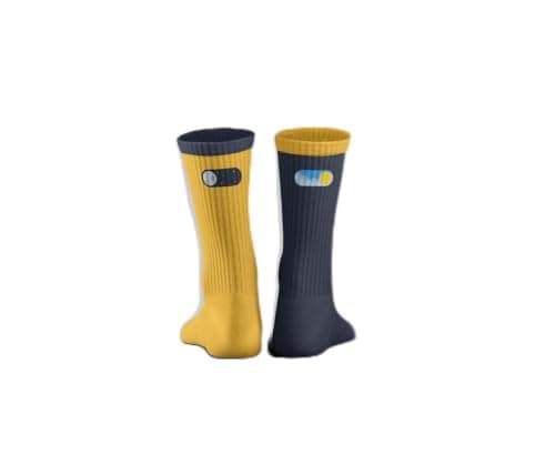 Havana Socks Night & Morning Mid Calf Socks H-N&M121 | Mid-Calf Length, Cotton Blend, Breathable, Comfortable