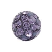Caflon Fashion Sense Purple Crystal Stud Earrings for Women & Girls – Hypoallergenic Fashion Beauty & Style Ear Piercing Jewelry