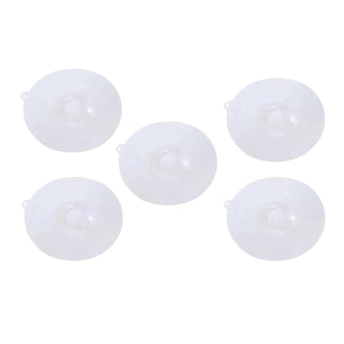 5Pcs Silicone Stretch Lids Reusable Food Covers for Bowls Cups Plates