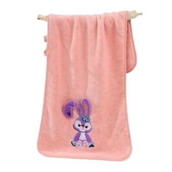 Fluffy Fur Towel - Fluffy Rabbit - Comfortable After Bath and Bedtime Towel - Warm and Soft