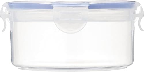 Round Acrylic Airtight Food Storage Container Set 3pcs Kitchen Organizer