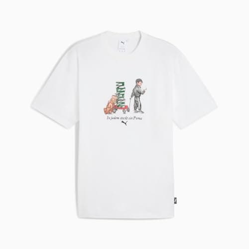 PUMA Mens GRAPHICS TE Ss T.Shirt (pack of 1)