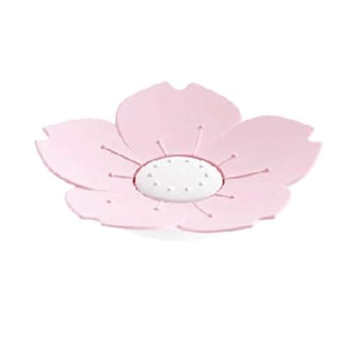 Soap Box, Sakura Flower Shape Soap Dish Holder Pink Washroom Decorations