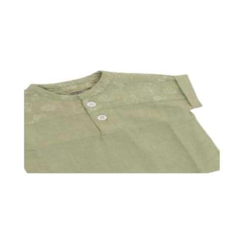 lovely land Baby Boys Boy's Short-sleeved T-shirt in Olive Green Classic
