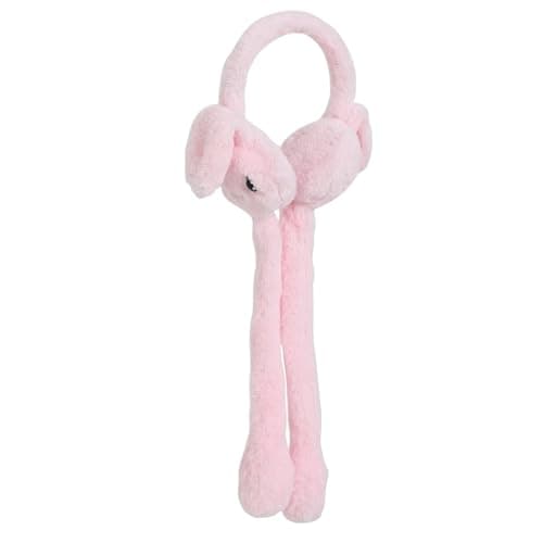 Earmuffs for Kids | Soft & Warm Winter Ear Muffs | Plush Faux Fur Ear Warmers for Cold Weather | Winter Head Band | Rabbit Ear Warmers for & Girls | Fluffy Bunny Furry Ear Muffs for Winter