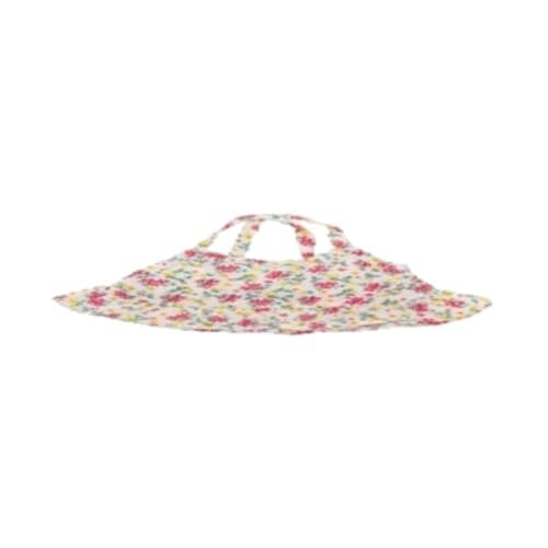 lovely land Baby Girls Cropped Top with Floral Print for Summer Classic Shirt