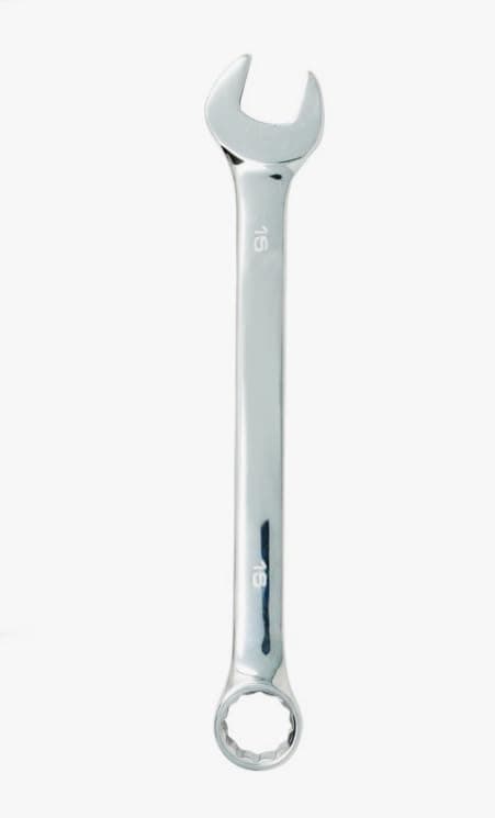 KaberTrade KaberTrade Combination Wrench Chrome Right & North for Screwing and Fastening Screws - (Size 17 Bldi Mushrasher, Code : 9592) - KaberTrade