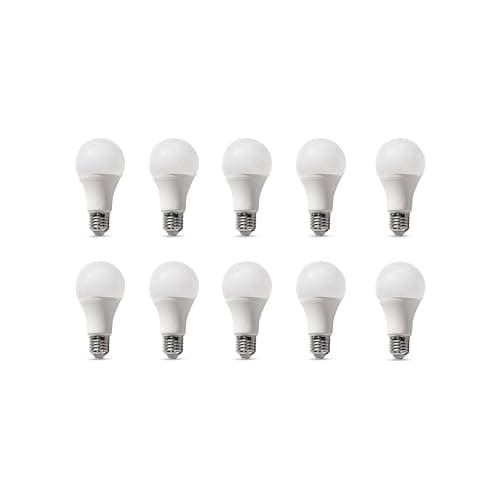 El Rawda Lighting - Set of 10-9W Modern White LED Bulbs - White Plastic Light bulb