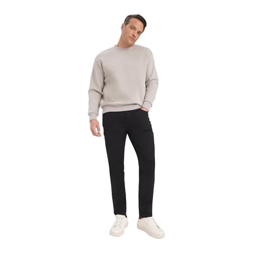 DeFacto Mens Casual Relax Fit Crew Neck Knitted Sweat Shirt T5139AZ Sweat Shirt (pack of 1)