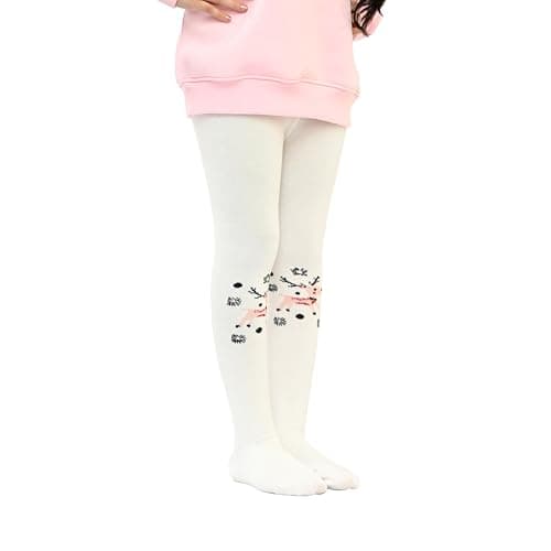 Girls tights with deer - elegant and warm touch