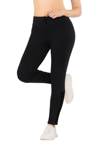 MEZA Women's Stretch Leggings, New Exclusive Design, Wrinkle & Shrinkage Resistance, High Waist, Fits Gym or Daily Use Pants