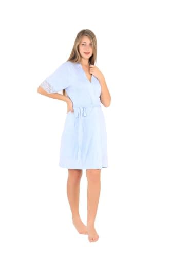 Women Nightgown - Summer Nightgown 2 Piece Camisole & Full Covered Jacket - Women's Summer Nightgown 2 Piece Complementary