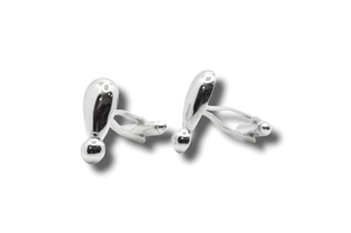 Marco Capelli Stainless Steel Cufflinks For Men Exclamation Mark Cuff link
