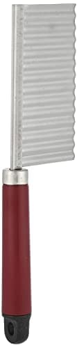 Generic Cutter slicer wavy stainless chip dough vegetable carrot blade potato crinkle Kitchen knife