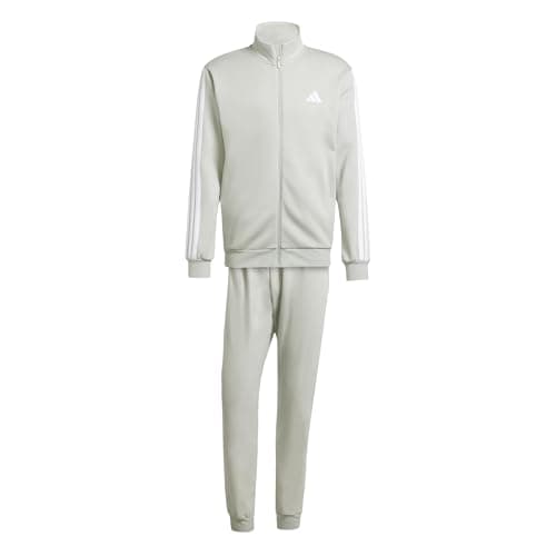 adidas Men's Sportswear Basic 3 Stripes Fleece Tracksuit TRACKSUIT
