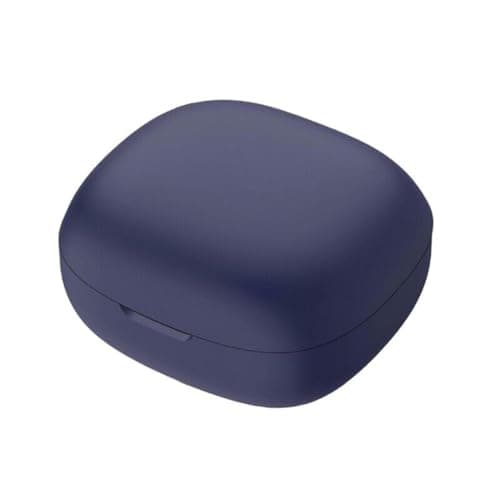 Generic Silicone Protective Case Cover with Keychain Clip for Anker Soundcore R50i, Navy Portable electronic device cover