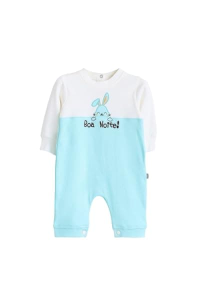 Junior Baby Boys Long Sleeve Romper Jumpsuit - Soft Cotton Blend One-Piece Outfit with Snap Closure, Printed Infant Playsuit, Multicolor, 03