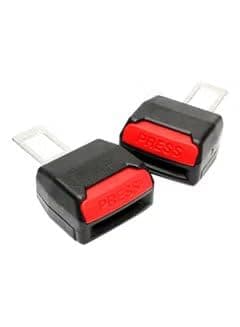 2PCS Car Seat Belt Clips, Car Buckle Extender, Seat Belt Extender, Car Seat Belt Extender, Seat Belt Extenders for Cars, Metal Seat Belt for a More Comfortable, Compatible with Most Models (Black) Auto accessory
