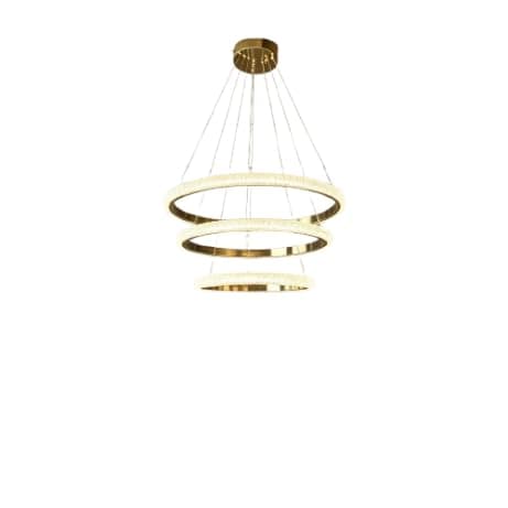 3 Circles Gradient Chandelier – Large and Small Round Ring Ceiling Lighting for Home Decoration