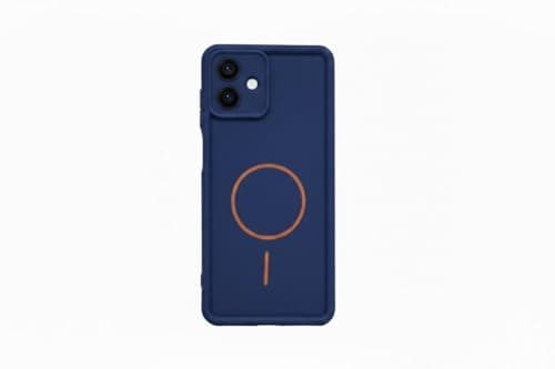 Smart 10 Soft touch, compatible silicone case with raised edges, camera sensitivity, shockproof and fingerprint-resistant `design -(Blue) Cellular phone case