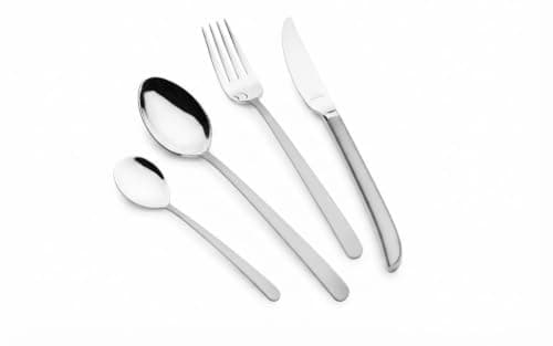 ARSHIA 3476 48-Piece New Standard Stainless Steel Cutlery Set with Mirror Polish Finish, Rust-Resistant Construction, Elegant Flatware Collection for Family Dining and Special Occasions