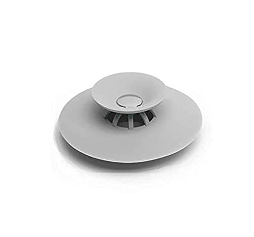 Convenient sink plug, rubber bath drain plug and kitchen sink plug, travel rubber ring silicone plug, classic grey