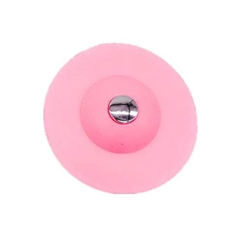 Kitchen Rubber Bath Tub Sink Floor Drain Plug Kitchen Laundry Water Stopper Tool Floor drain pink