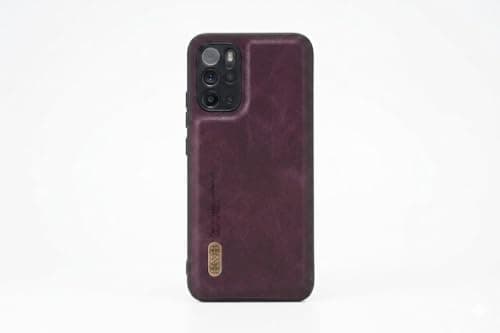 Leather Case For Luxury Faux Leather Protective Case For Stylish Compatible With (Samsung S20 Plus) Design Protection Anti Fingerprint Protection Case Made Of Classic Vintage Faux Leather (Wine Red) Cellular phone case