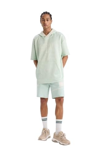 DeFacto mens Fit Standart Fit Knitted Bottom Knitted Short Short (pack of 1)