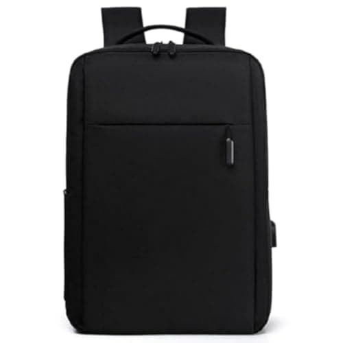 YALLA Creative Solutions Travel Laptop Backpack 17 Inch, Business Slim Durable Laptops Backpack with USB Charging Port, Water Resistant College School Computer Bag Gifts for Men & Women