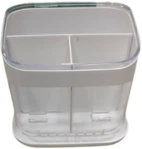 Multipurpose Organizer with Movable Separator and Filter Base for Kitchen, Office, Cosmetics mx Caddy