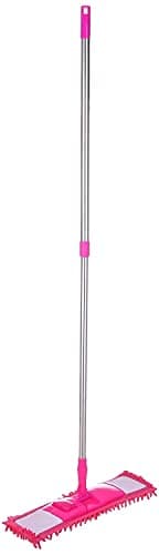 AGFA Rectangular Floor Mop with Stainless Steel Stick and Plastic Handle - Multi Color