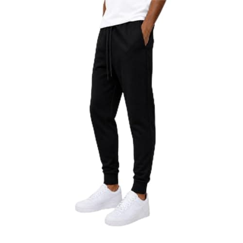 Pant Slim Men 100% Cotton - Black (XL)