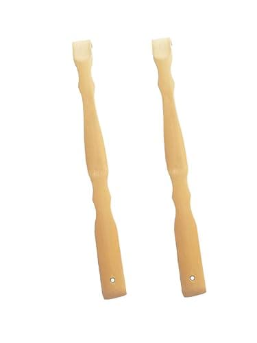 BZG 2 Pack Back Scratcher,Back Scratcher for Men and Women,Wooden Back Scratche,Bamboo Back Scratcher(16.5 inch)