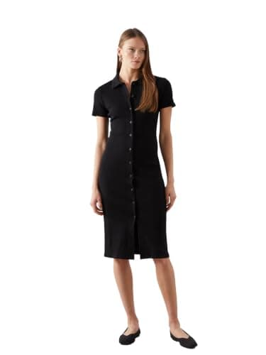 LC WAIKIKI Woman Polo Neck Women's Bodycon Dress
