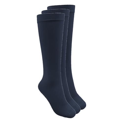 Silvy Womens Opaque Socks Knee-high Set Of 3 Pieces 1 Set Of 3 Pieces Opaque Socks Knee-high