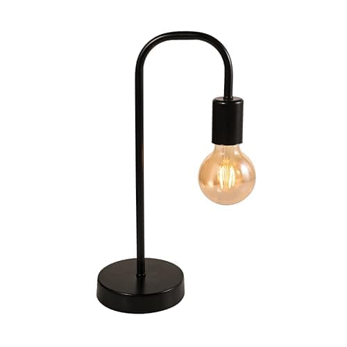 El Rawda Lighting - Simple Elegant Black Metal Table Lamp