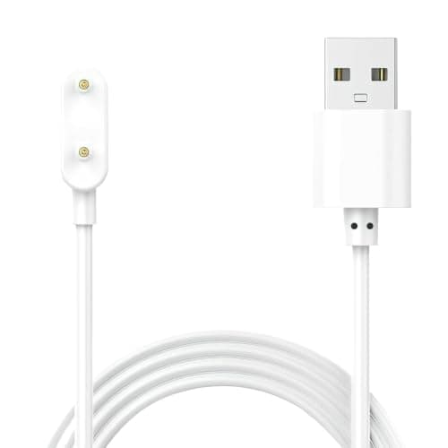 Charging Cable (Magnetic) (Compatible with Huawei Watch Fit, Band 9/8/7/6, Honor Band, Galaxy Fit 3 (White))
