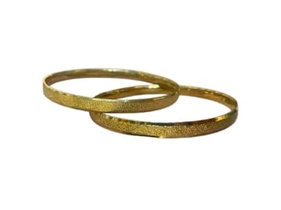 Sugar Girl Bracelets Set – 2 Gold Bracelets | Unique Design Hand Accessory for Everyday and Occasions