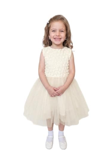 Juliette Fashion Dress | Light and soft tulle, top with floral pattern, two color design, suitable for occasions, sleeveless