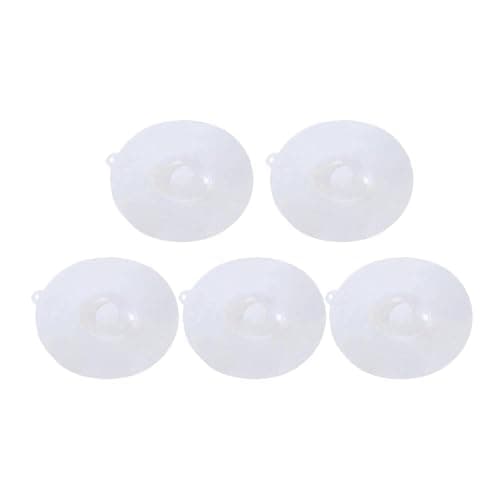 5pcs Flexible Silicone Lids Multi-Size Reusable Airtight Food Bowl Covers