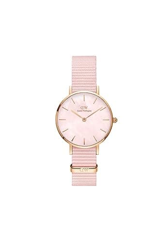 Daniel Wellington Petite Coral Watch, Pink NATO Strap