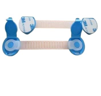 Silicone Refrigerator and Drawer Lock – Practical Indoor Daily Use Door and Cabinet Fastener with Strong Double Face