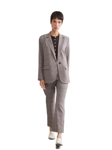 LC WAIKIKI Woman Plaid Flare Women's Trousers Pants
