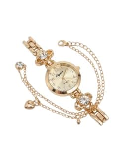 Women's Gold Watch with Bracelet – Solid Color | Practical Design and High Quality Material