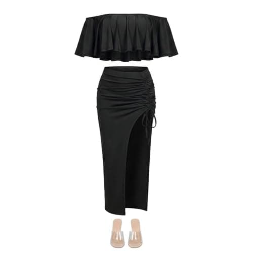 2 Piece Dress – Comfortable and Easy to Match Set for Outing, Trips and Everyday Use (AN)