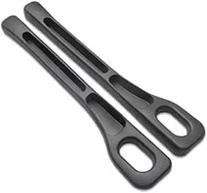 Car Seat Organizer, Side Gap Filler and Storage for Phone and Keys (2 Pieces, Black Flexible) - SA CAR