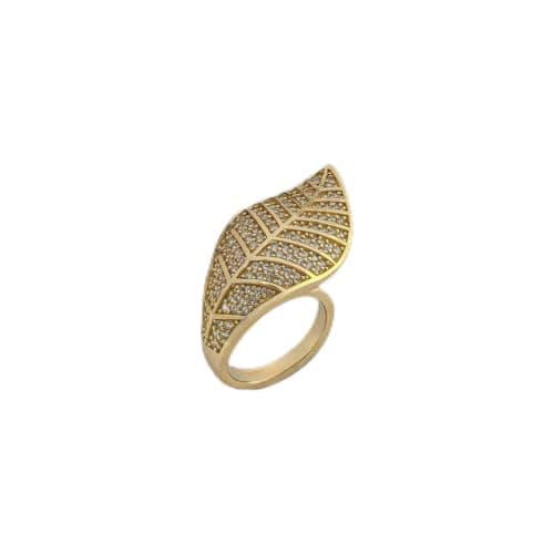 3 Diamonds 292474661779064 Band Ring For Women Gold Plated